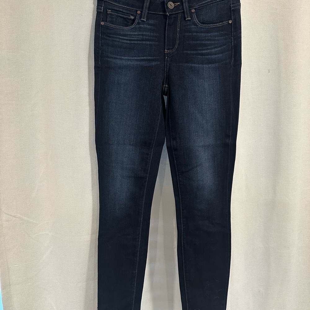PAIGE Blue Skinny Jeans with Modern Stretch Fit